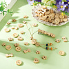100Pcs 5 Styles Wooden Buttons BUTT-TA0001-46-8
