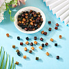 80Pcs 4 Colors Sandalwood Beads WOOD-TA0002-72-5