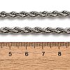 Non-Tarnish 304 Stainless Steel Rope Chain Necklaces X-NJEW-F226-03P-06-4