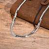 Stainless Steel Cuban Link Chains Necklaces PW-WGE1B56-01-5