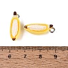 Opaque Resin Imitation Fruit Pendants RESI-Q232-06A-3