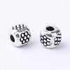 Tibetan Style Alloy Spacer Beads TIBE-Q063-44AS-RS-1
