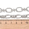 10MM 304 Stainless Steel Oval Link Chain Necklaces for Women NJEW-G194-04P-5