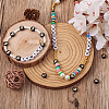 32Pcs 16 Style Handmade Lampwork Beads LAMP-CD0001-18-7