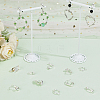 36Pcs 6 Styles Brass Clip-on Earring Converters Findings KK-SC0004-73-4