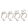 Brass Cup Peg Open Cuff Ring Settings LS-KK-G518-10P-03-4