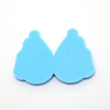Teardrop with Lady Silicone Statue Pendant Molds DIY-WH0175-49-2