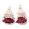 Polycotton Tassel Pendant Decorations GLAA-K060-07KCG-02-1