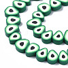 Handmade Polymer Clay Bead Strands CLAY-S091-004A-01-3