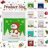 200Pcs 10 Style Christmas Theme Plastic Bakeware Bag OPP-TA0001-05-12