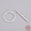 925 Sterling Silver Toggle Clasps STER-L057-001S-3