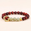 Wood Beads Stretch Bracelets WG92C20-04-1