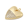 Brass Micro Pave Cubic Zirconia Pendants KK-H519-10G-2