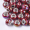 Opaque Resin European Beads RPDL-T038-007F-1