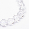 Round Natural Quartz Crystal Bead Strands X-G-R345-4mm-22-2