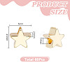 60Pcs Brass Beads KK-PH0012-49G-01-2