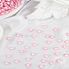 350pcs Heart Acrylic Beads TACR-LP0001-01-1