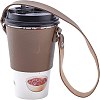 PU Leather Heat Resistant Reusable Cup Sleeve AJEW-GF0003-90C-1