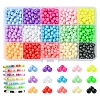 15 Colors Plastic Beads MACR-FS0001-79-1