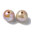 UV Plating Rainbow Iridescent Acrylic Beads PACR-E001-03A-2