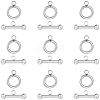 25Pcs 304 Stainless Steel Toggle Clasps STAS-BBC0009-60A-1