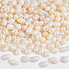  200Pcs Large Hole Pearl Beads PEAR-NB0002-37-1