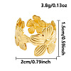 304 Stainless Steel Cuff Open Rings for Women KF1172-2-1