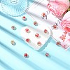 20Pcs Handmade Foil Lampwork Beads FOIL-SZ0001-03B-4