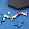 Imitation Turquoise Style Resin European Beads OPDL-Q132-M-6
