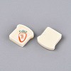 Fruits Theme Opaque Resin Cabochons CRES-T025-17-3
