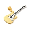 304 Stainless Steel Big Pendants STAS-C102-10G-2