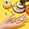 10Pcs Transparent Acrylic Bead Caps TACR-YW0003-23A-5