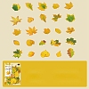 50Pcs Maple Leaf Theme Paper Stickers STIC-P017-C02-1