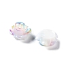 Tricolor Opaque Resin Cabochons CRES-P029-C02-2