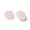 Natural Rose Quartz Carved Cabochons G-C185-01B-01-2