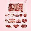 28Pcs 14 Styles Alloy Pendants ENAM-FS0002-84-8