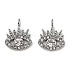 304 Stainless Steel Micro Pave Cubic Zirconia Charms STAS-K302-01B-P-1
