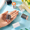 6Rolls 6 Colors Polyester Metallic Thread OCOR-TA0002-82C-6