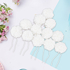 12Pcs DIY Craft Polyester Pom Pom Ball AJEW-CY0002-95B-7