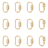 12Pcs Alloy Screw Carabiner Lock Charms FIND-UN0010-22G-1