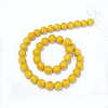 Natural White Jade Round Bead Strands G-P070-29-6mm-3