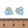 Handmade Polymer Clay Cabochons PY-CBABB49-03G-3