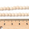 Natural Fossil Beads Strands X-G-K209-05D-4mm-4