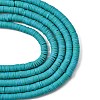 Handmade Polymer Clay Beads Strands LS-CLAY-R089-4mm-Q107-2