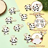 12Pcs 4 Styles Sports Alloy Enamel Pendants ENAM-YW0008-45-3