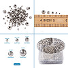 Mega Pet Round 304 Stainless Steel Beads STAS-MP0001-01P-37