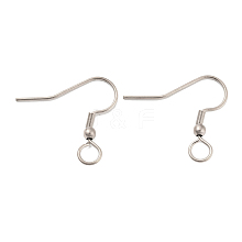 304 Stainless Steel Earring Hooks STAS-B047-30P