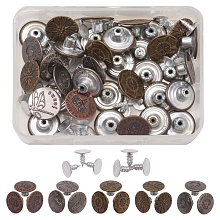 Iron Button Pins for Jeans BUTT-YW0001-02