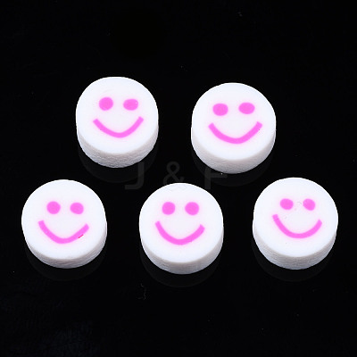 Handmade Polymer Clay Beads X-CLAY-N008-040F-1
