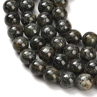 Natural Green Kyanite Beads Strands G-H335-B02-8mm-AB-1
